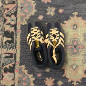 Adidas Gazelle Navy and Pink Sneakers